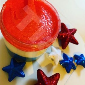 Forth of July body sugar scrub